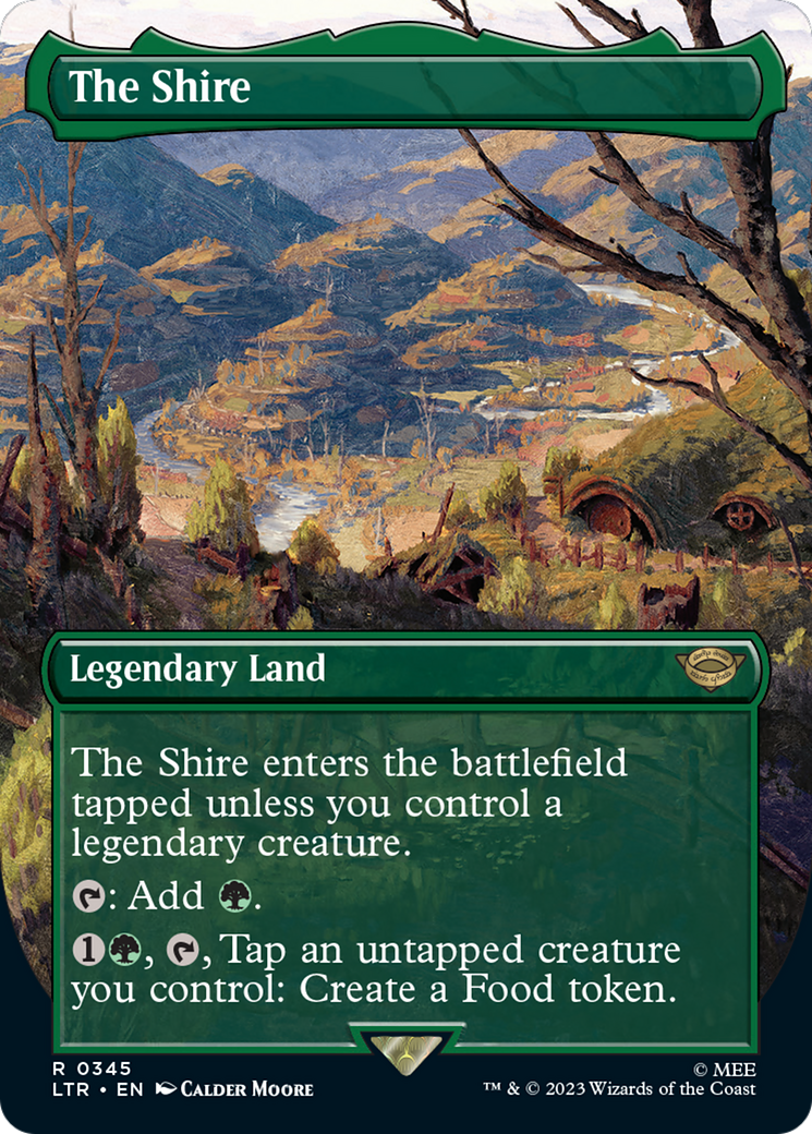 The Shire (Borderless Alternate Art) [The Lord of the Rings: Tales of Middle-Earth] | RetroPlay Games