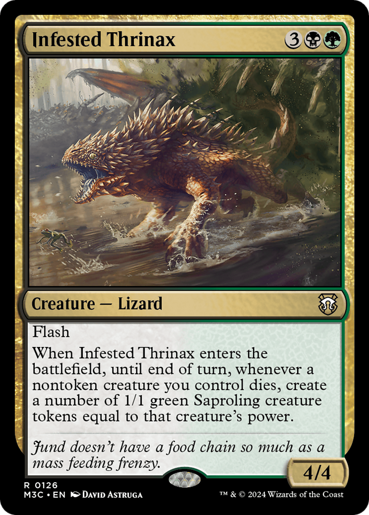 Infested Thrinax [Modern Horizons 3 Commander] | RetroPlay Games