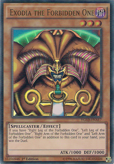 Exodia the Forbidden One [YGLD-ENA17] Ultra Rare | RetroPlay Games