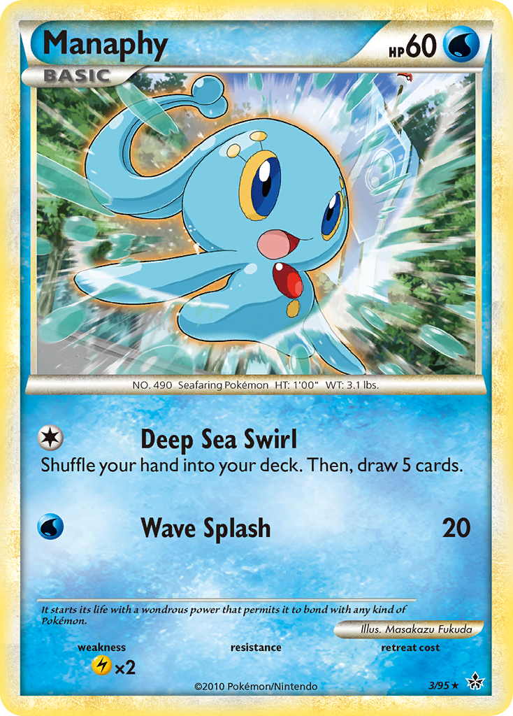 Manaphy (3/95) [HeartGold & SoulSilver: Unleashed] | RetroPlay Games