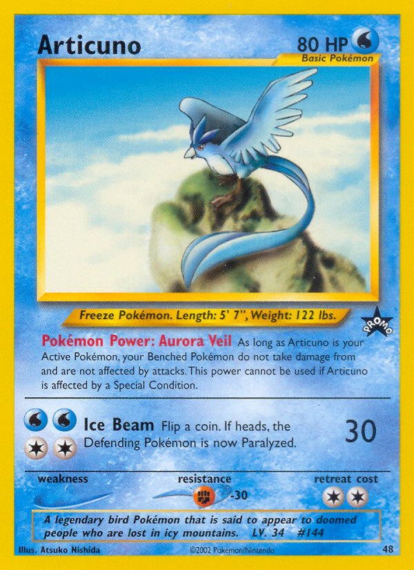 Articuno (48) [Wizards of the Coast: Black Star Promos] | RetroPlay Games