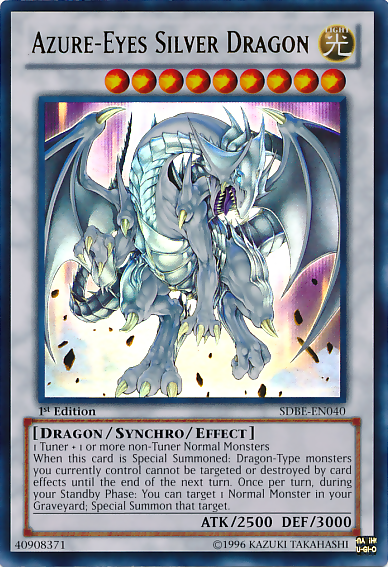 Azure-Eyes Silver Dragon [SDBE-EN040] Ultra Rare | RetroPlay Games