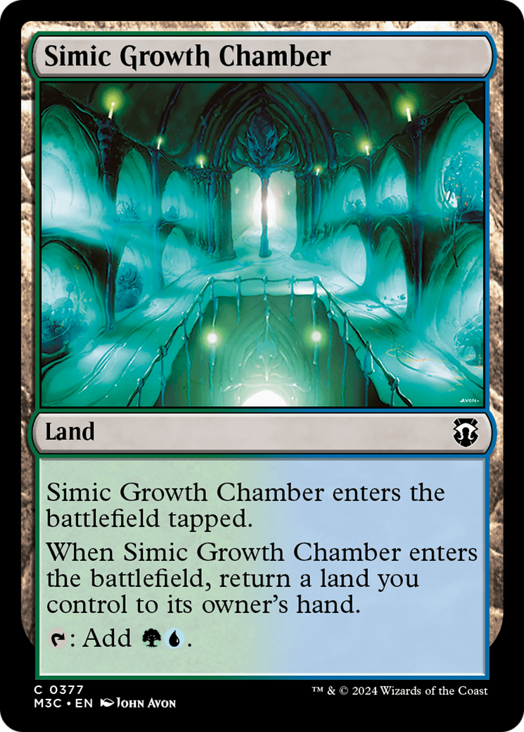 Simic Growth Chamber (Ripple Foil) [Modern Horizons 3 Commander] | RetroPlay Games