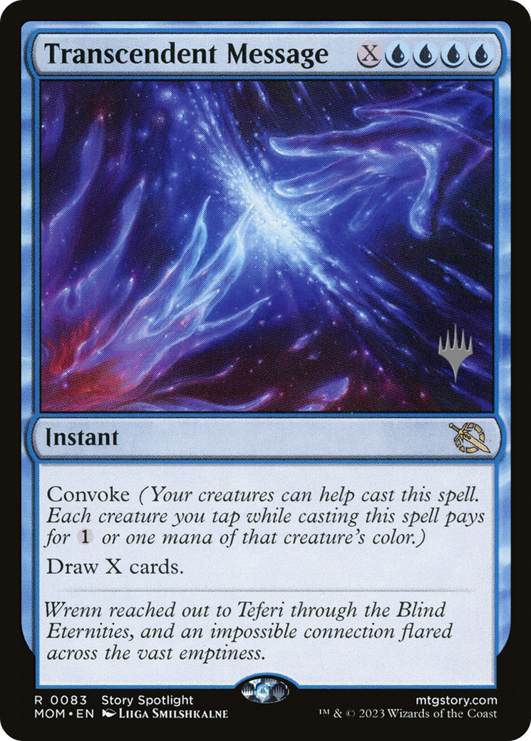 Transcendent Message (Promo Pack) [March of the Machine Promos] | RetroPlay Games