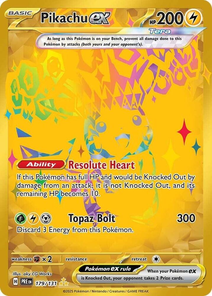 Pikachu ex (179/131) [Scarlet & Violet: Prismatic Evolutions] | RetroPlay Games