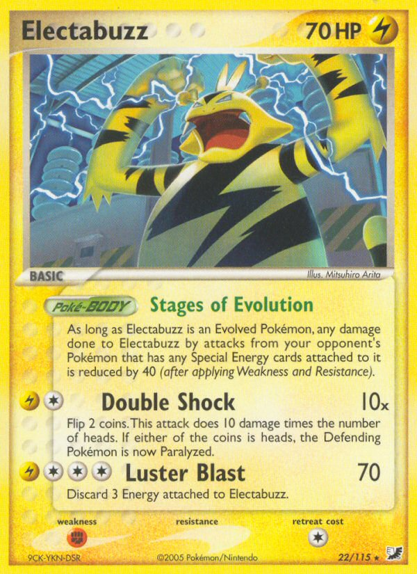 Electabuzz (22/115) [EX: Unseen Forces] | RetroPlay Games