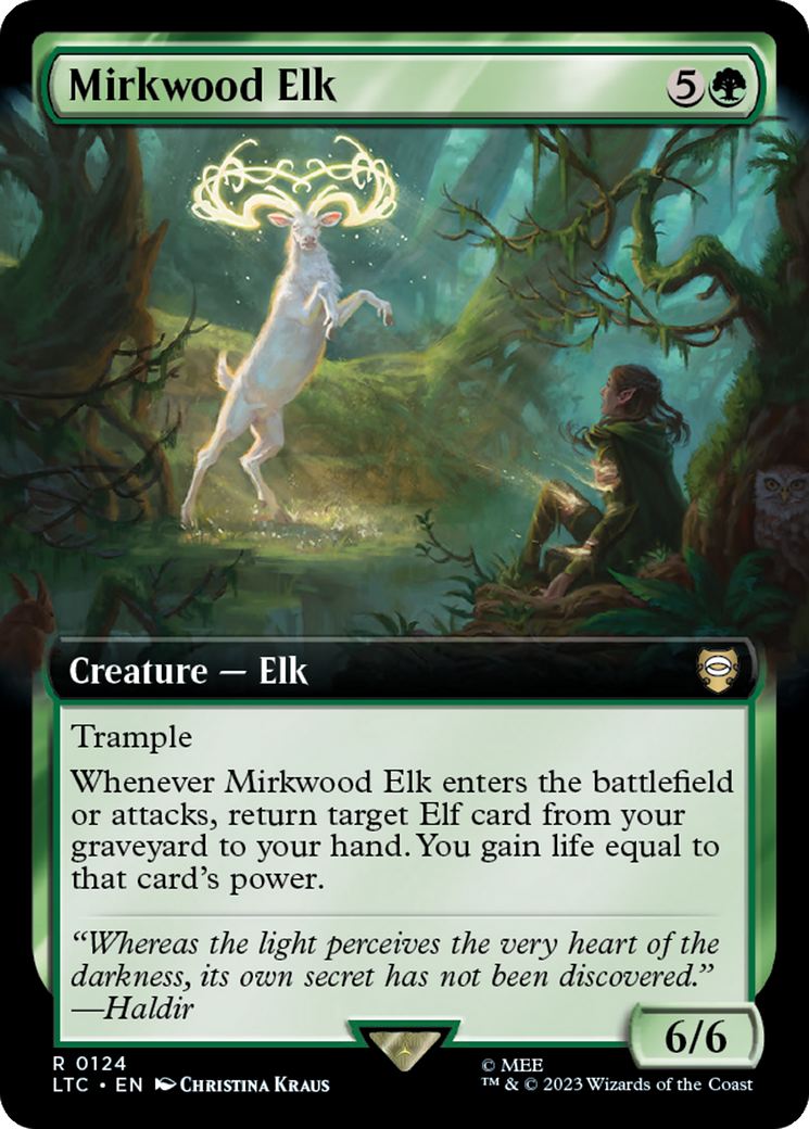 Mirkwood Elk (Extended Art) [The Lord of the Rings: Tales of Middle-Earth Commander] | RetroPlay Games