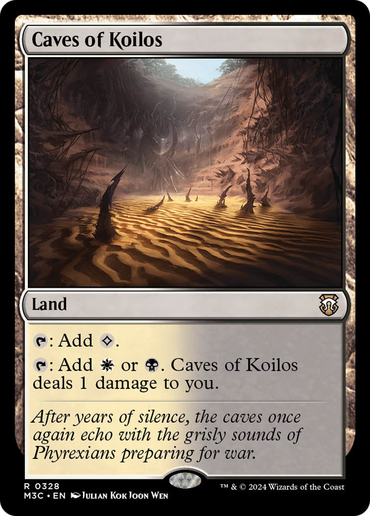 Caves of Koilos (Ripple Foil) [Modern Horizons 3 Commander] | RetroPlay Games