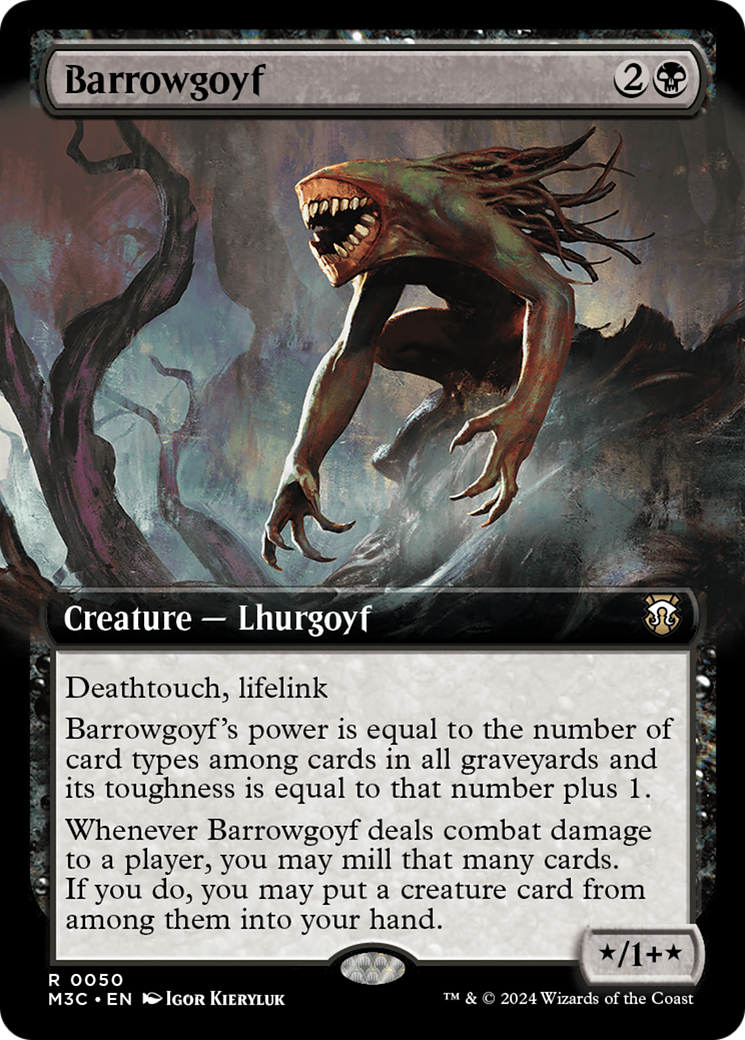 Barrowgoyf (Extended Art) [Modern Horizons 3 Commander] | RetroPlay Games