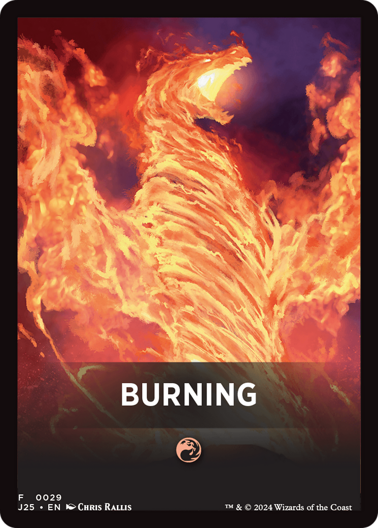 Burning Theme Card [Foundations Jumpstart Front Cards] | RetroPlay Games