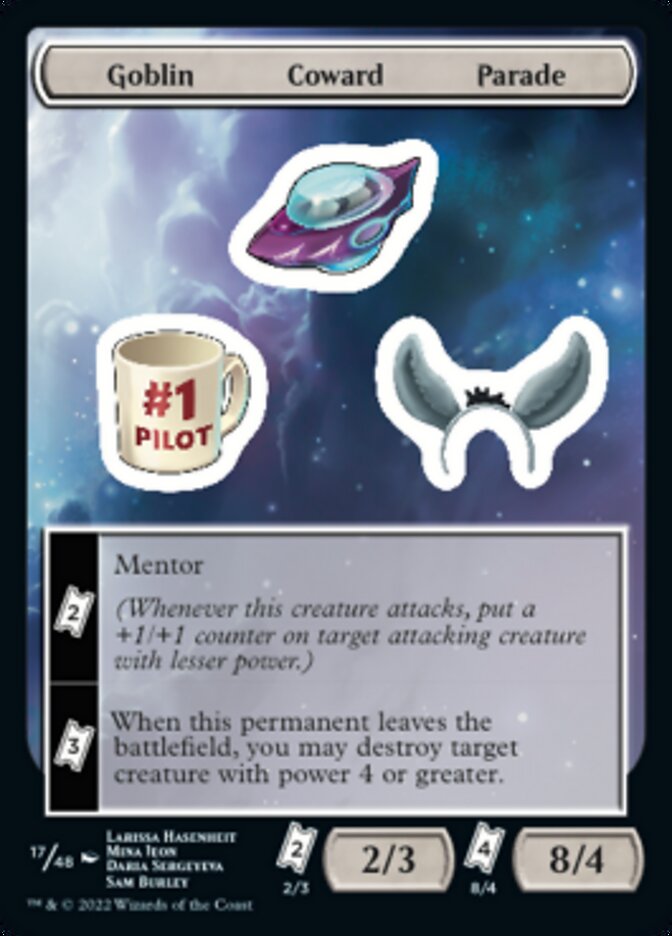 Goblin Coward Parade [Unfinity Stickers] | RetroPlay Games