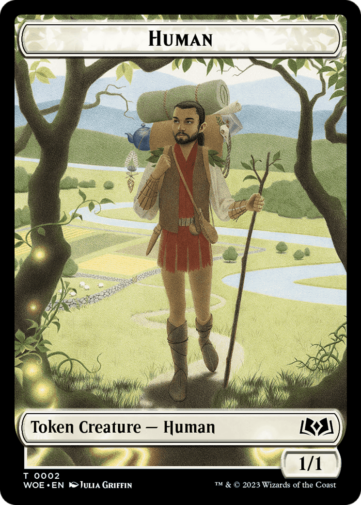 Human Token [Wilds of Eldraine Tokens] | RetroPlay Games