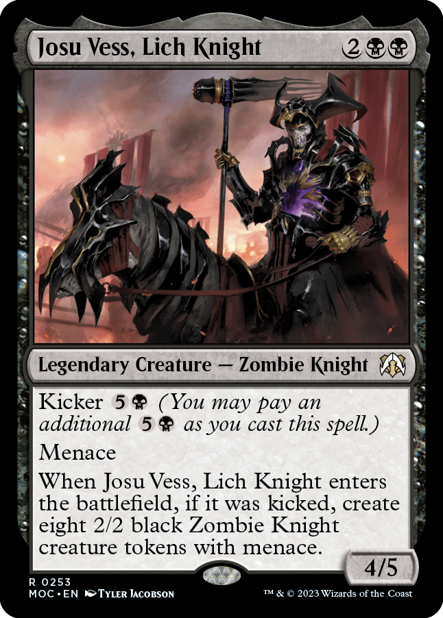 Josu Vess, Lich Knight [March of the Machine Commander] | RetroPlay Games