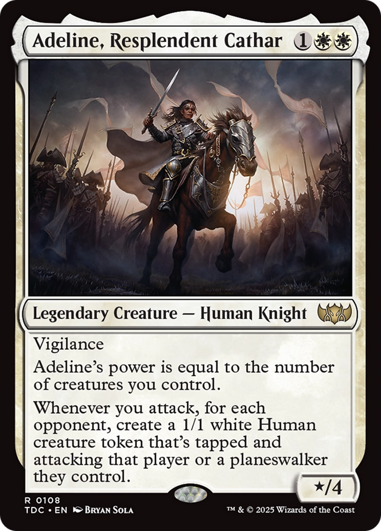 Adeline, Resplendent Cathar [Tarkir: Dragonstorm Commander] | RetroPlay Games