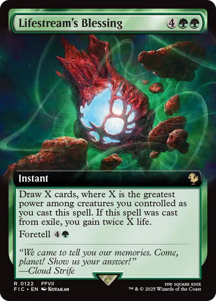 Lifestream's Blessing (Extended Art) [FINAL FANTASY Commander] | RetroPlay Games