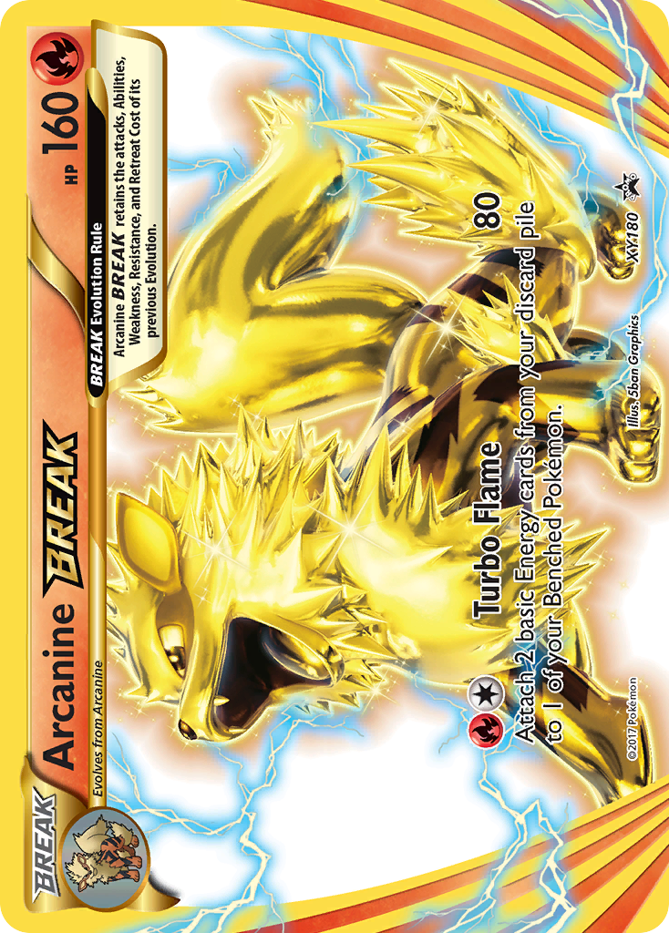 Arcanine BREAK (XY180) [XY: Black Star Promos] | RetroPlay Games