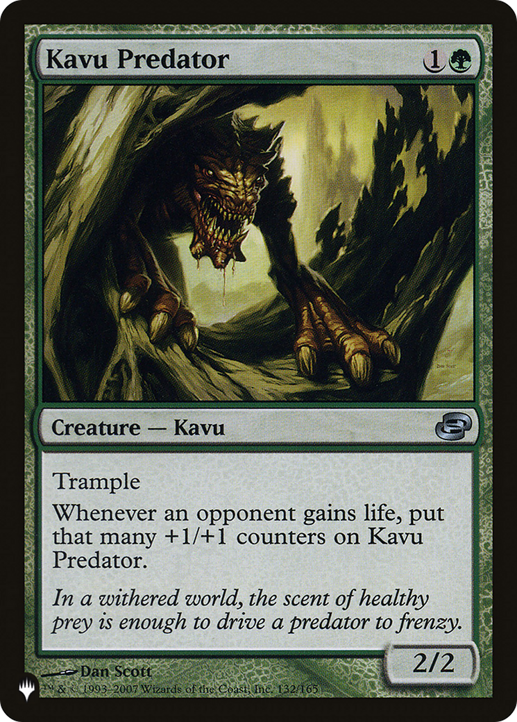 Kavu Predator [The List Reprints] | RetroPlay Games