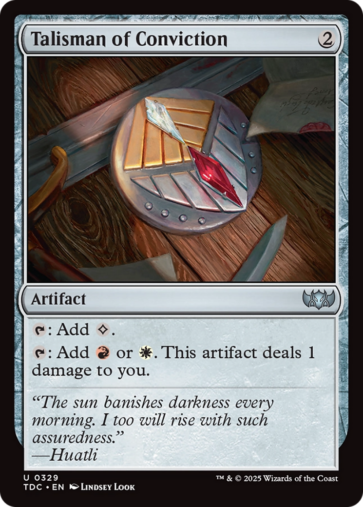 Talisman of Conviction [Tarkir: Dragonstorm Commander] | RetroPlay Games