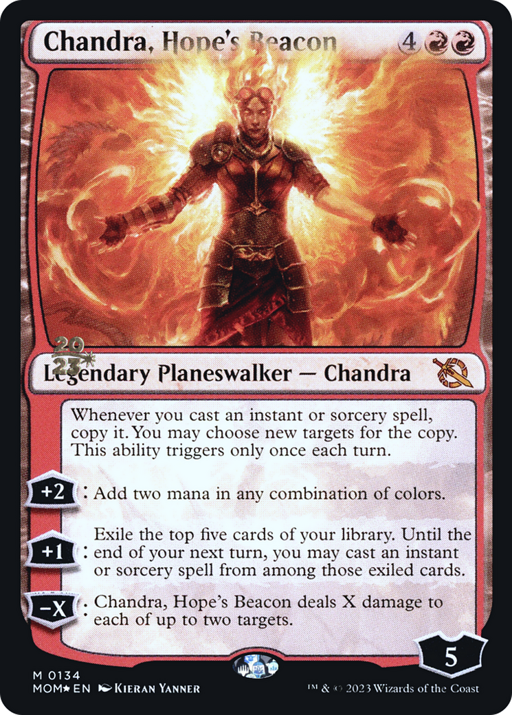 Chandra, Hope's Beacon [March of the Machine Prerelease Promos] | RetroPlay Games