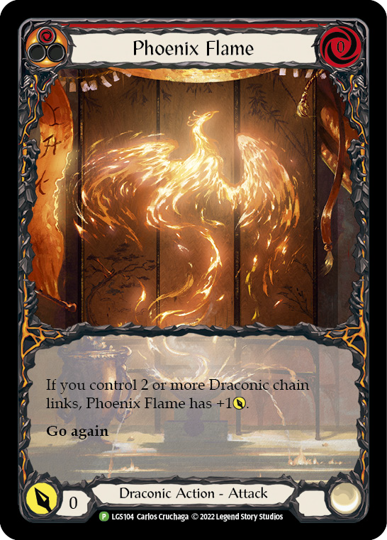 Phoenix Flame [LGS104] (Promo)  Rainbow Foil | RetroPlay Games