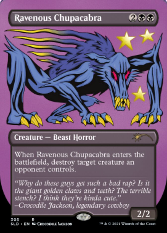 Ravenous Chupacabra (Borderless) (Foil Etched) [Secret Lair Drop Series] | RetroPlay Games