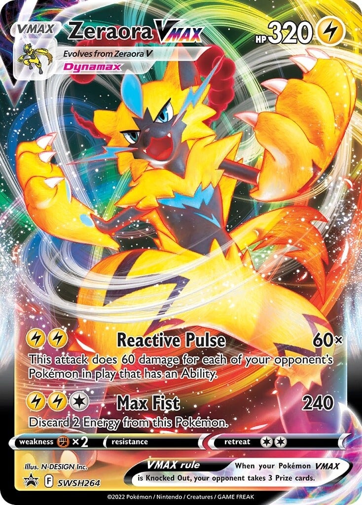 Zeraora VMAX (SWSH264) [Sword & Shield: Black Star Promos] | RetroPlay Games