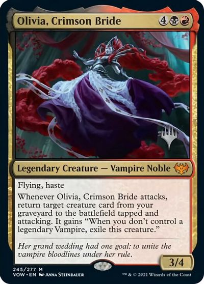 Olivia, Crimson Bride (Promo Pack) [Innistrad: Crimson Vow Promos] | RetroPlay Games