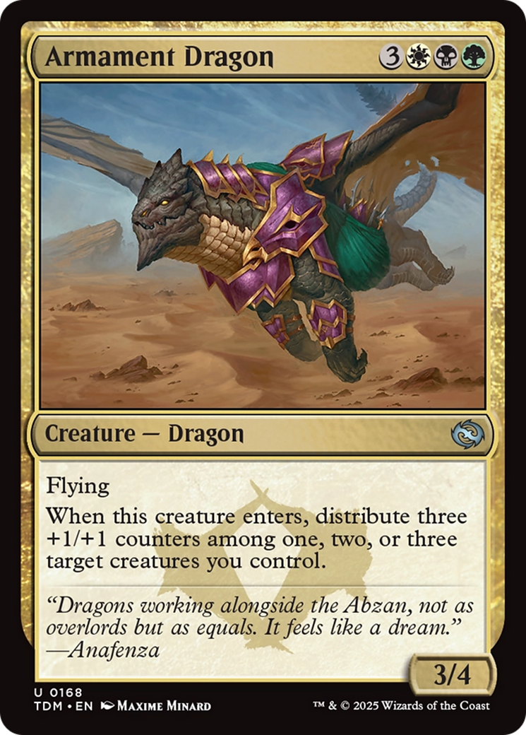 Armament Dragon [Tarkir: Dragonstorm] | RetroPlay Games