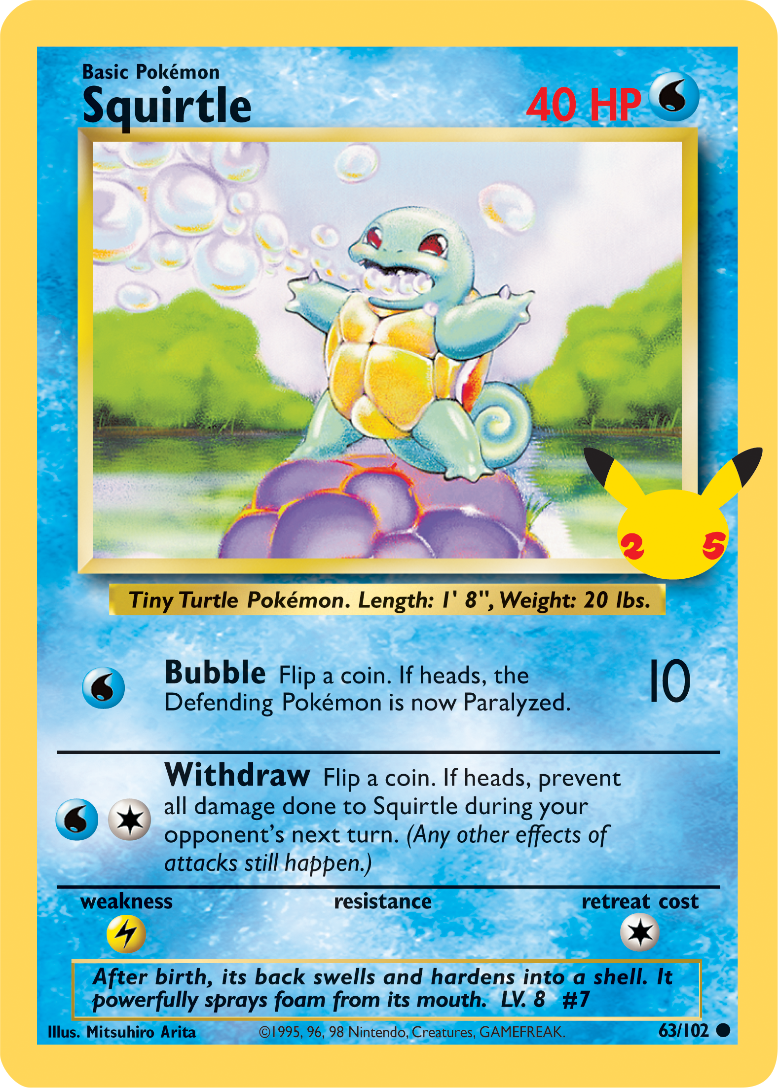 Squirtle (63/102) (Jumbo Card) [First Partner Pack] | RetroPlay Games