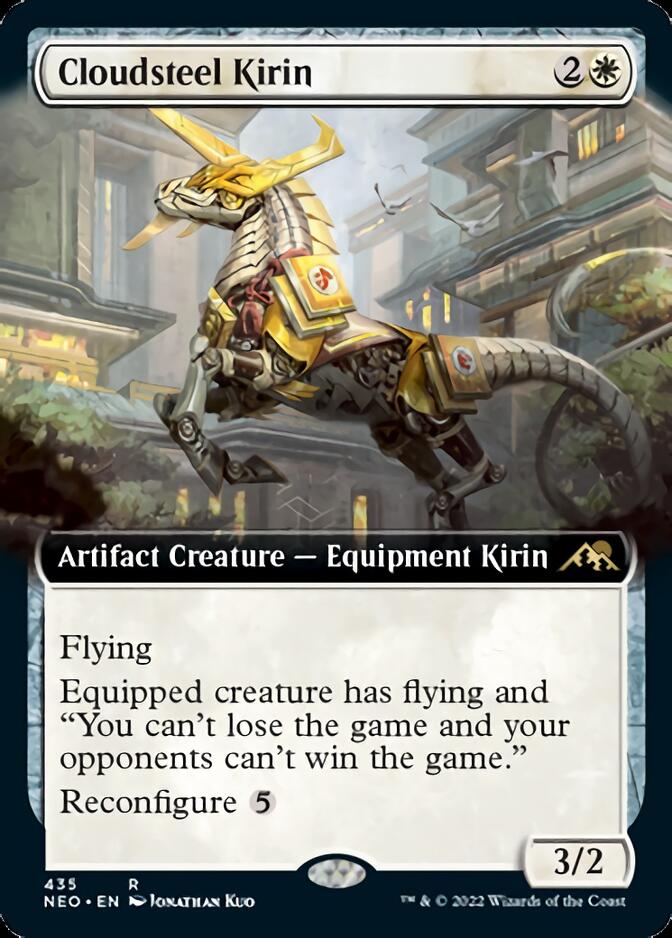 Cloudsteel Kirin (Extended Art) [Kamigawa: Neon Dynasty] | RetroPlay Games