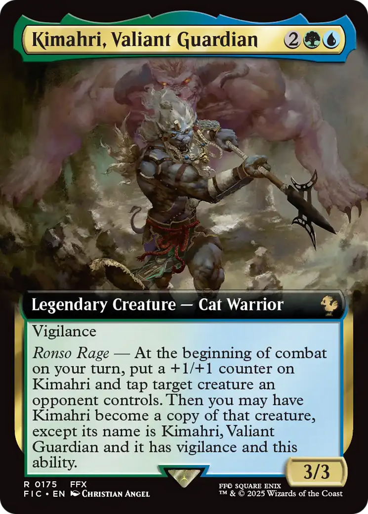Kimahri, Valiant Guardian (Extended Art) [FINAL FANTASY Commander] | RetroPlay Games
