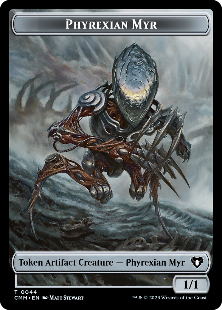 Phyrexian Myr Token [Commander Masters Tokens] | RetroPlay Games