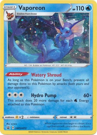 Vaporeon (SWSH072) [Sword & Shield: Black Star Promos] | RetroPlay Games