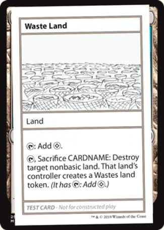 Waste Land (2021 Edition) [Mystery Booster Playtest Cards] | RetroPlay Games