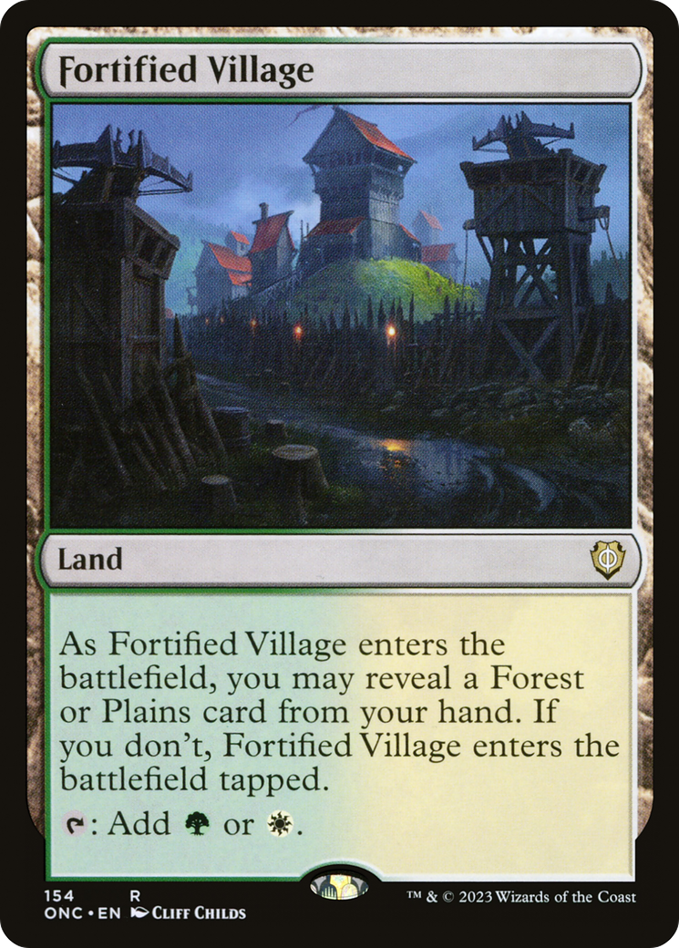 Fortified Village [Phyrexia: All Will Be One Commander] | RetroPlay Games