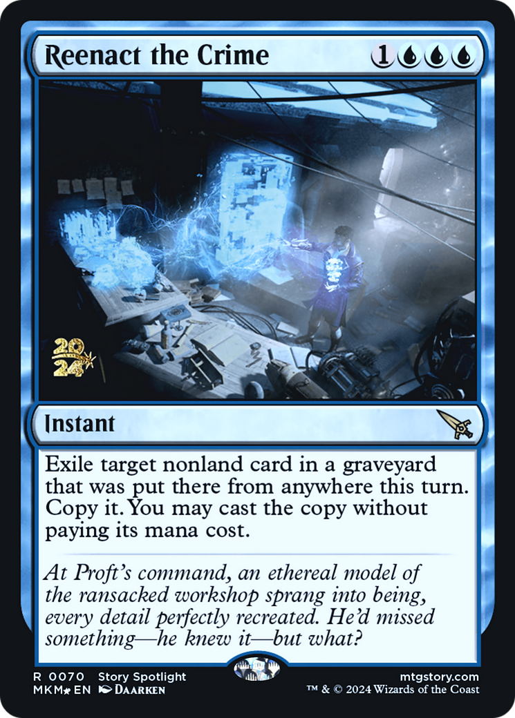 Reenact the Crime [Murders at Karlov Manor Prerelease Promos] | RetroPlay Games