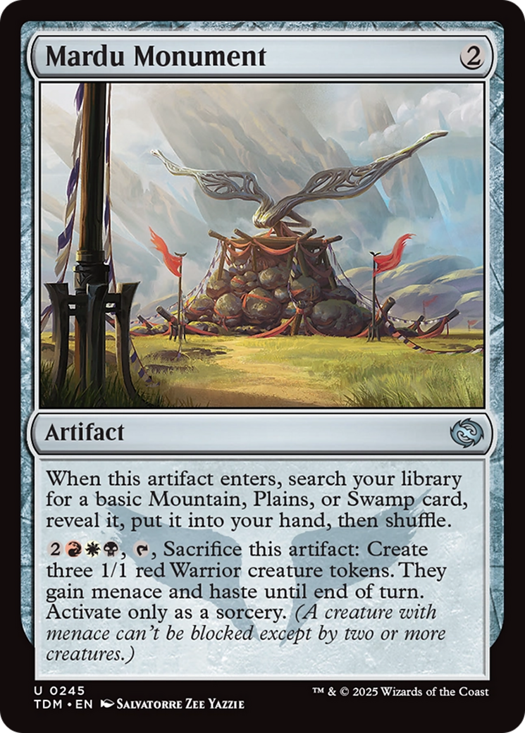 Mardu Monument [Tarkir: Dragonstorm] | RetroPlay Games