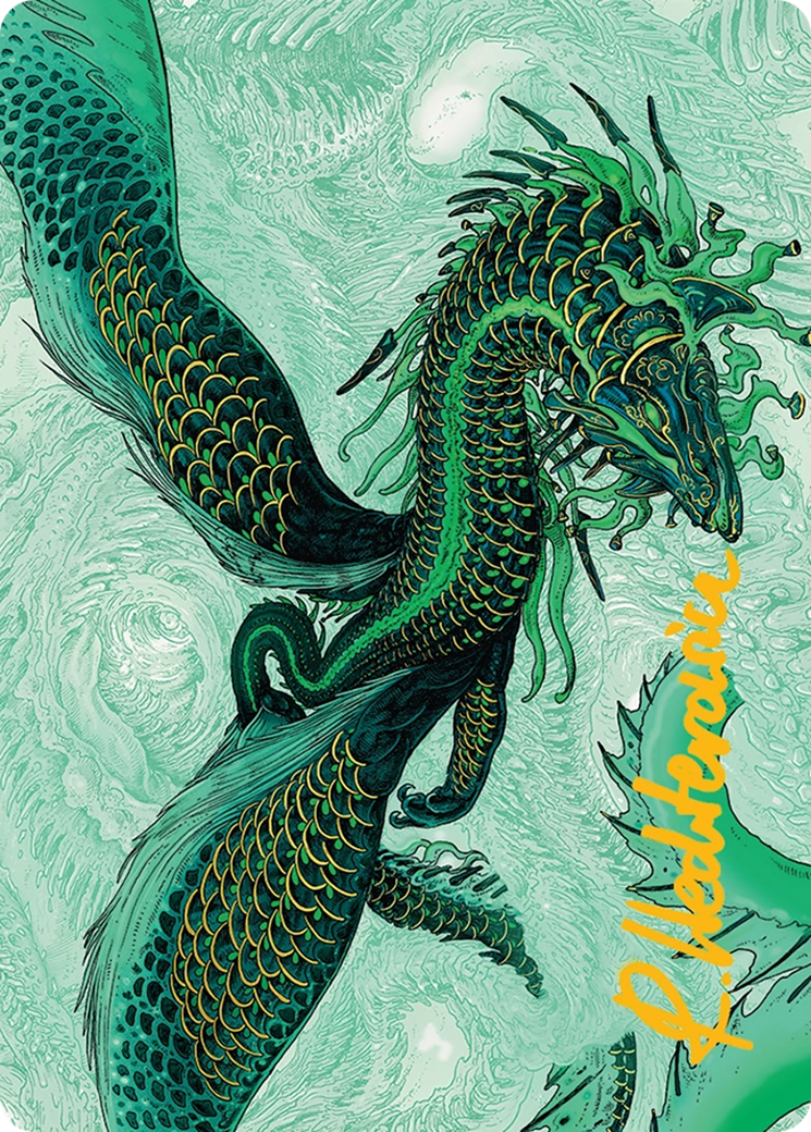 Teval, Arbiter of Virtue Art Card (38/54) [Tarkir: Dragonstorm Art Series] | RetroPlay Games