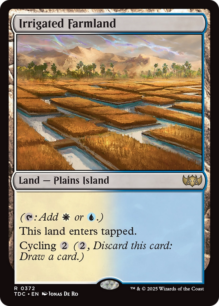 Irrigated Farmland [Tarkir: Dragonstorm Commander] | RetroPlay Games