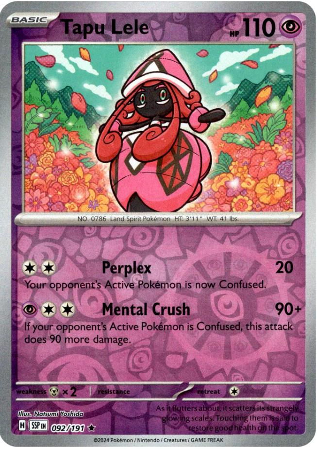 Tapu Lele (092/191) [Scarlet & Violet: Surging Sparks] | RetroPlay Games