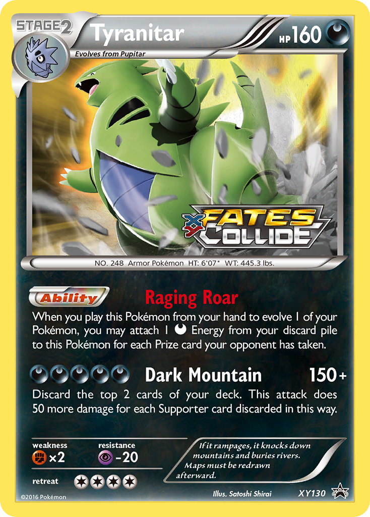 Tyranitar (XY130) [XY: Black Star Promos] | RetroPlay Games