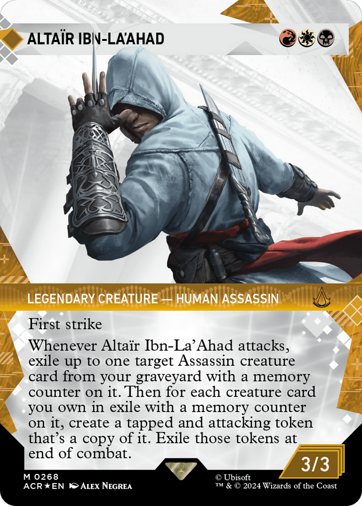 Altair Ibn-La'Ahad (Showcase) (Textured Foil) [Assassin's Creed] | RetroPlay Games