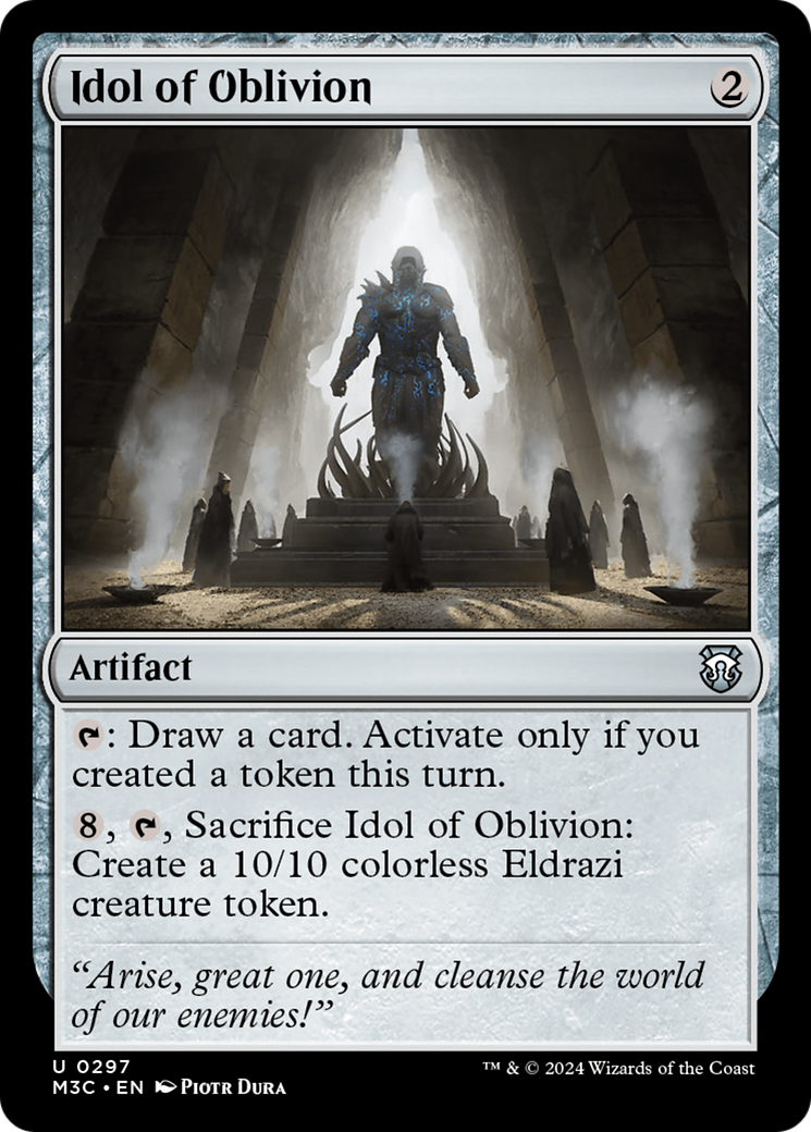 Idol of Oblivion (Ripple Foil) [Modern Horizons 3 Commander] | RetroPlay Games