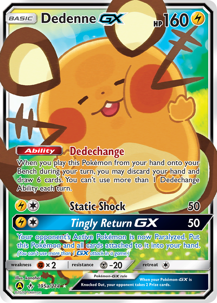 Dedenne GX (195a/214) [Alternate Art Promos] | RetroPlay Games