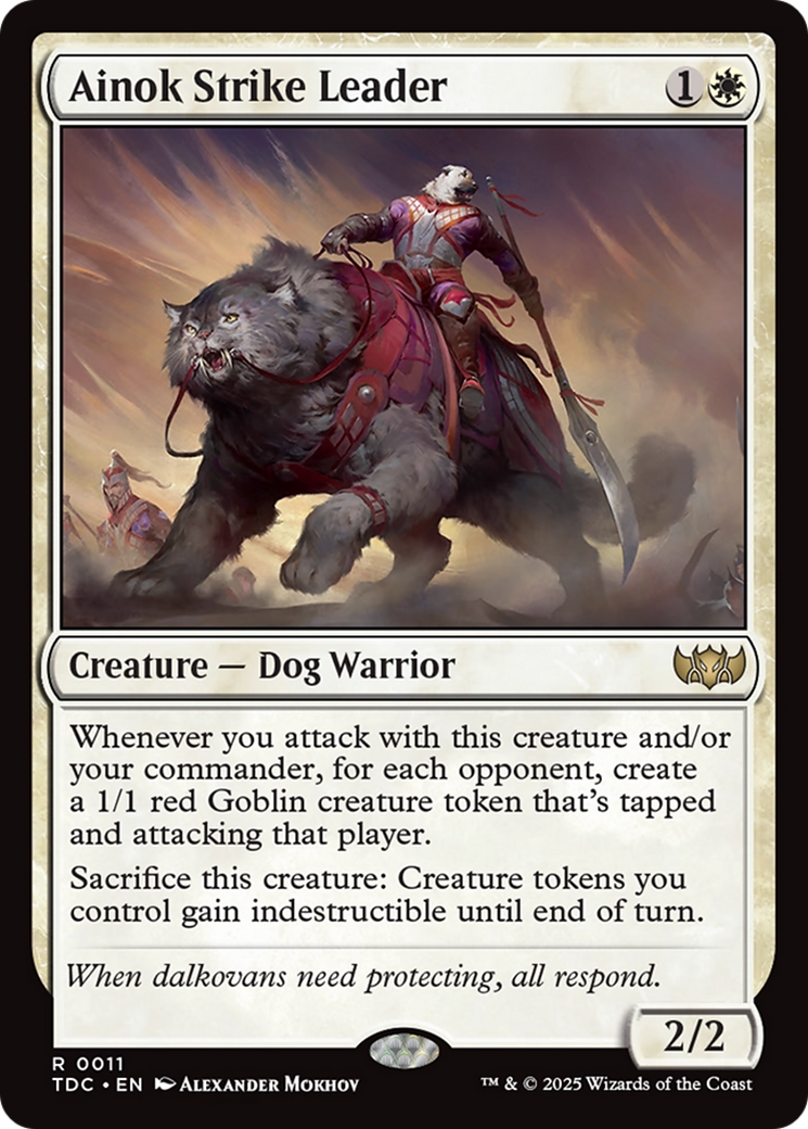 Ainok Strike Leader [Tarkir: Dragonstorm Commander] | RetroPlay Games