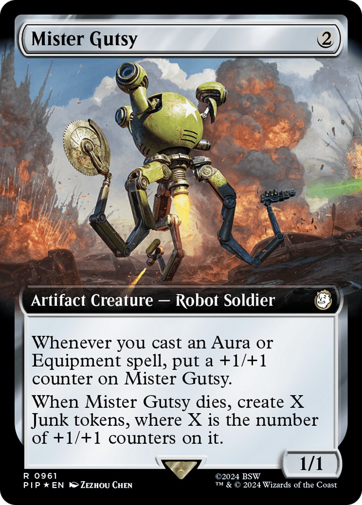 Mister Gutsy (Extended Art) (Surge Foil) [Fallout] | RetroPlay Games
