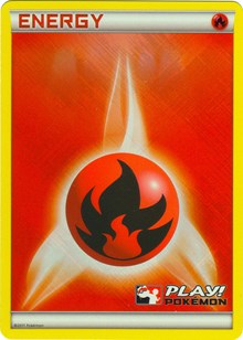 Fire Energy (2011 Play Pokemon Promo) [League & Championship Cards] | RetroPlay Games