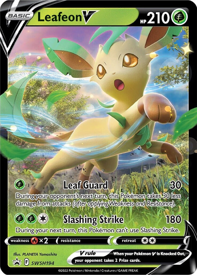 Leafeon V (SWSH194) [Sword & Shield: Black Star Promos] | RetroPlay Games