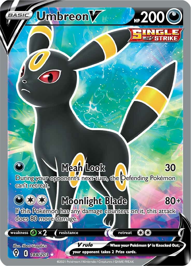 Umbreon V (188/203) [Sword & Shield: Evolving Skies] | RetroPlay Games