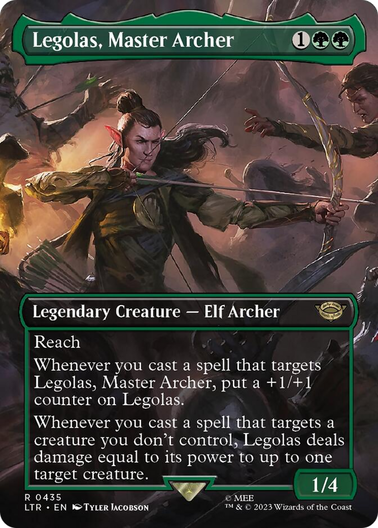 Legolas, Master Archer (Borderless Alternate Art) [The Lord of the Rings: Tales of Middle-Earth] | RetroPlay Games